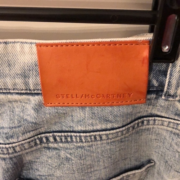 Stella McCartney | NWOT Blue Straight Leg Distressed Jean - Size 30 - Picture 7 of 7